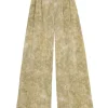 Ada, hope print silk pants