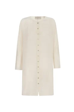 Agnes, camisa en seda marfil