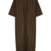 Alex, striped jacquard coat