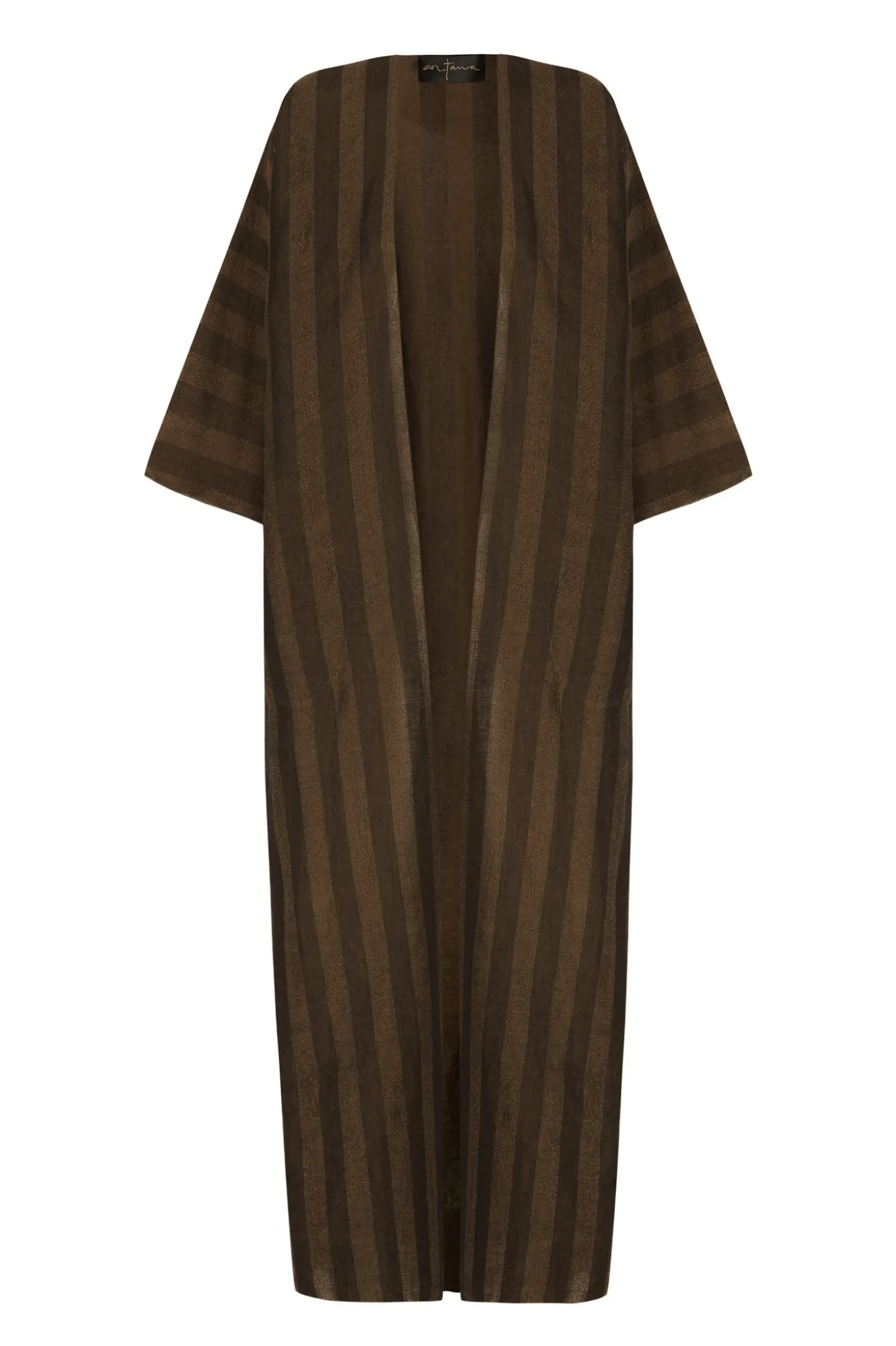Alex, striped jacquard coat