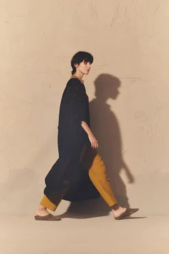 Alex, striped jacquard coat