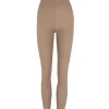 Alice, leggings en cupro stretch cocoa