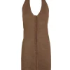 Alon, cinnamon linen and silk top
