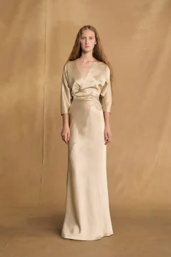 Amara, champagne dress