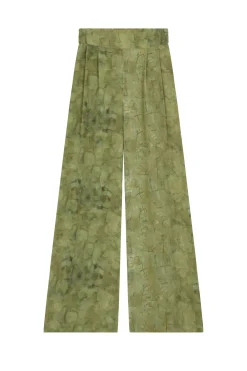 Amina, amantis print silk pants