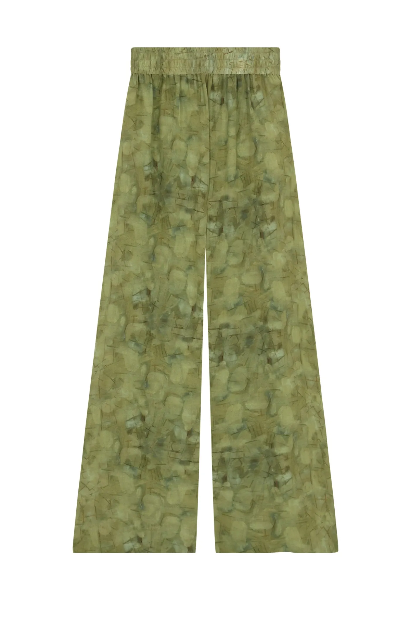 Amina, amantis print silk pants