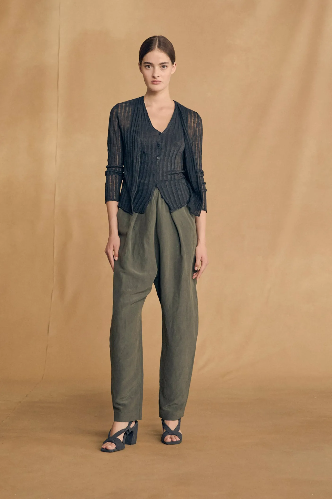 Antico, chaqueta de cañamo marfil