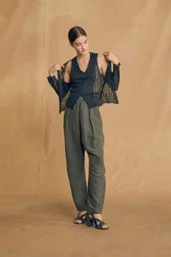 Antico, chaqueta de cañamo marfil