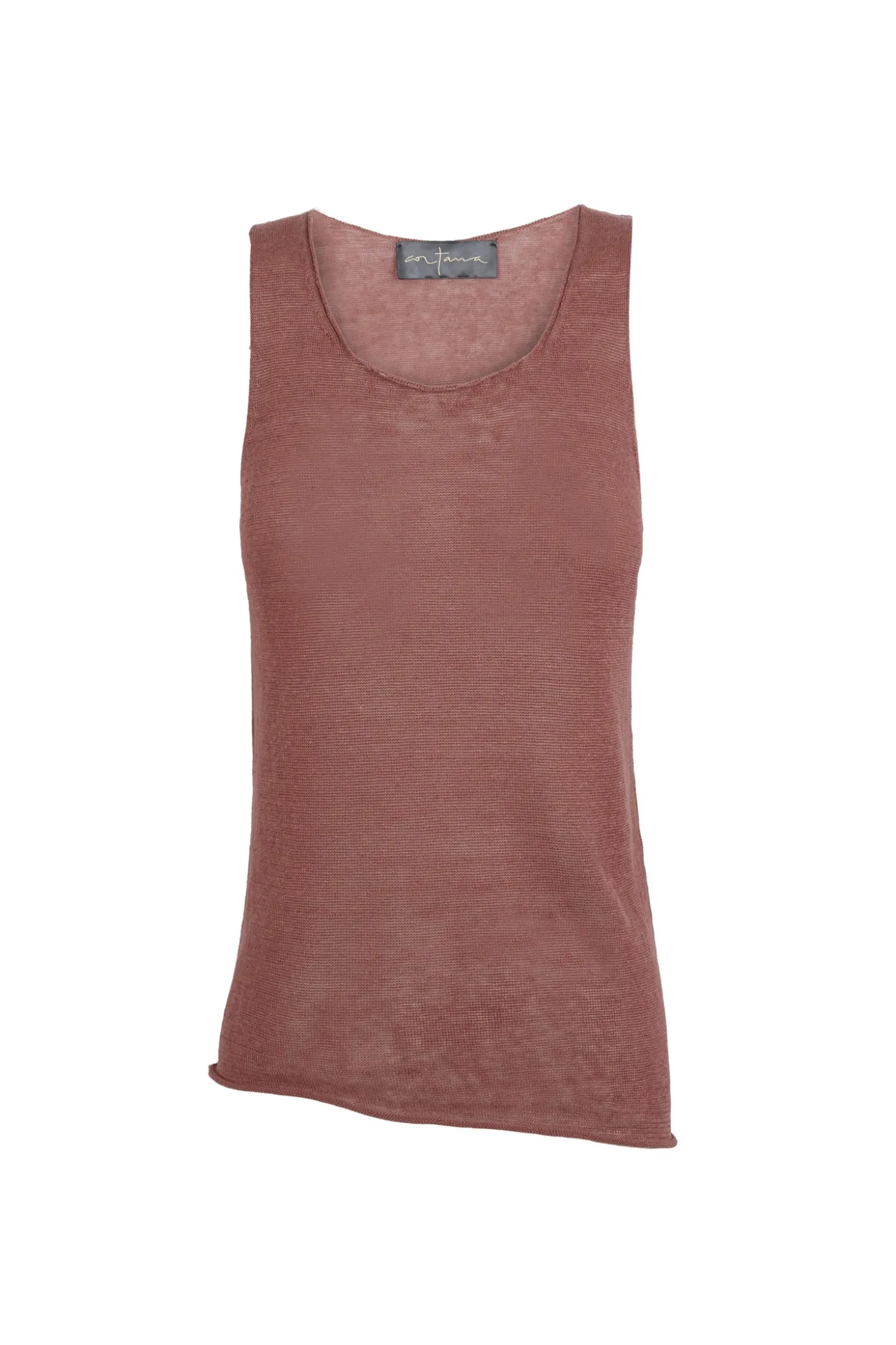 Antico, top de cañamo rosa