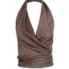 Ave, top halter cacao maltinto
