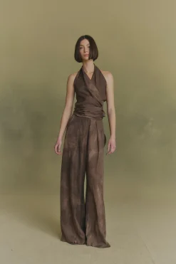 Ave, top halter cacao maltinto