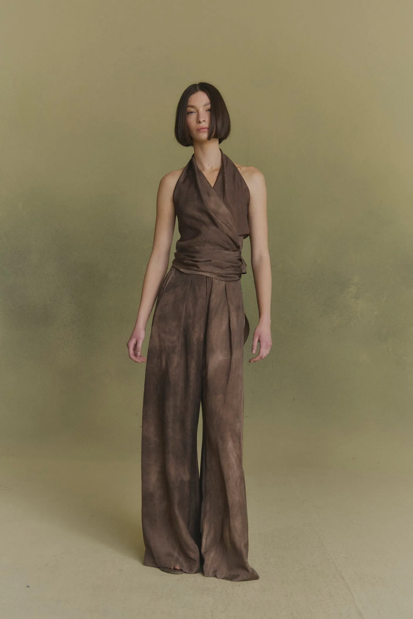 Ave, top halter cacao maltinto