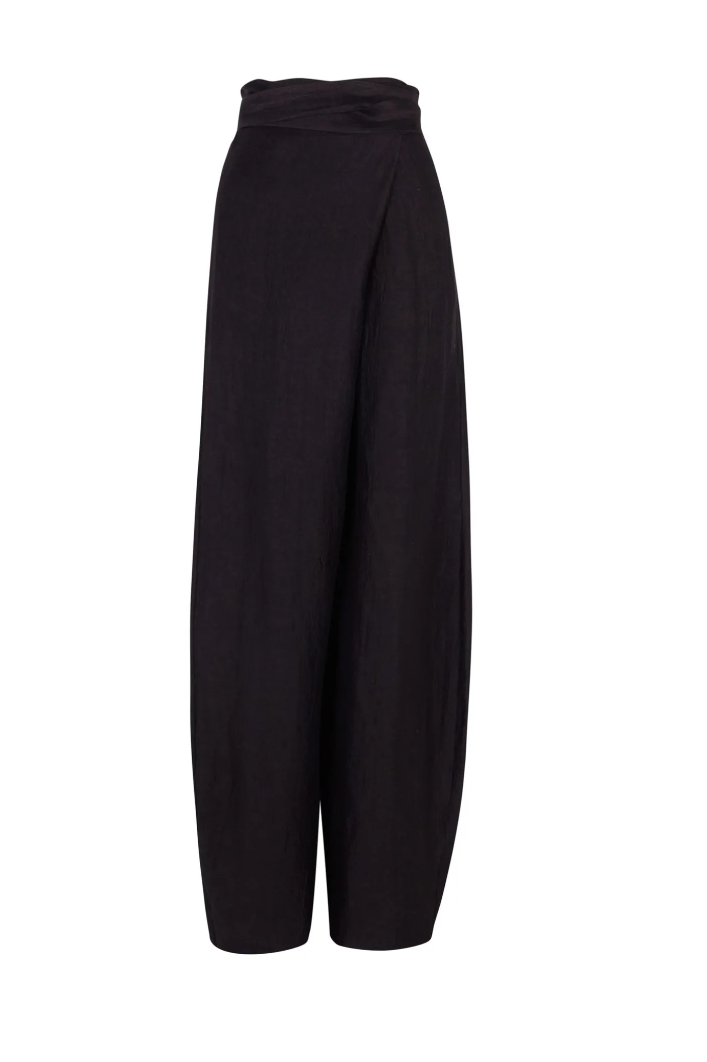 Bachata, black linen and silk pants