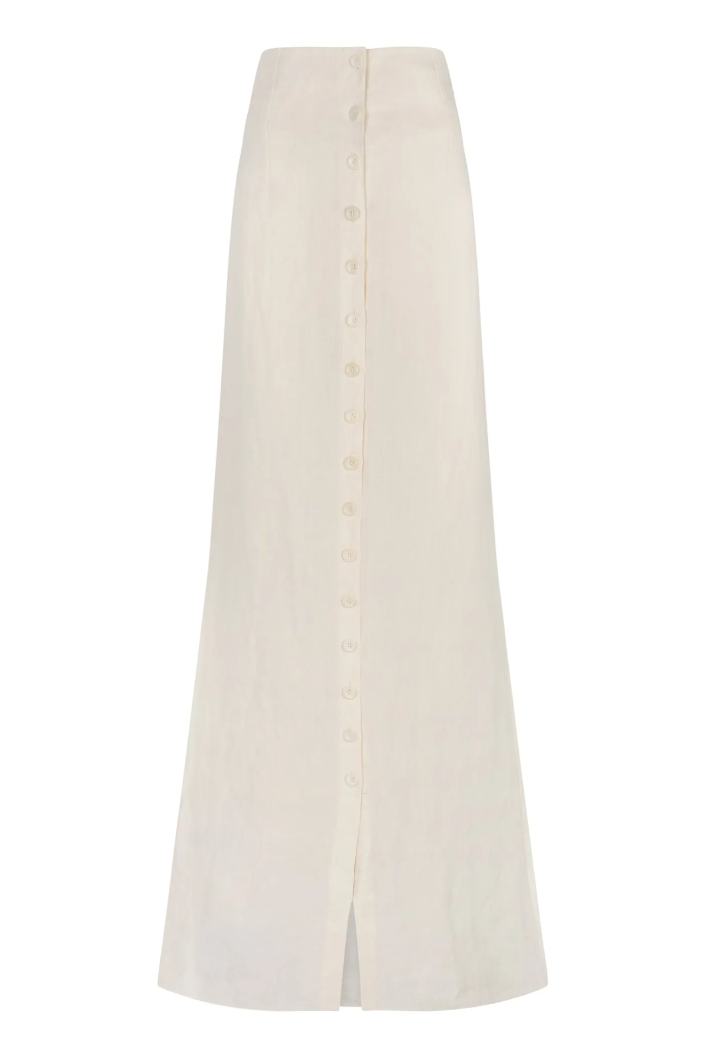 Bambina, ivory linen skirt