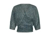 Blues, top en ramio ciro print