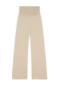 Botanica, pantalón en punto de lino crudo