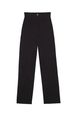 Bowie, black high-waisted pants