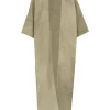 Cali, fade green linen coat