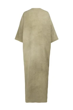Cali, fade green linen coat