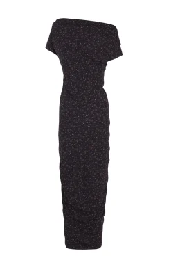 Camaron, vestido en seda stretch hedy print