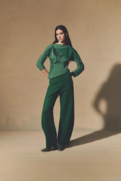 Camila, botín verde
