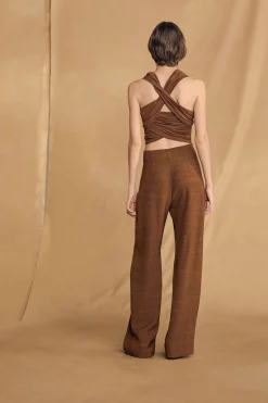 Canela, cinnamon crop top