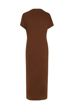Canela, cinnamon wrap dress