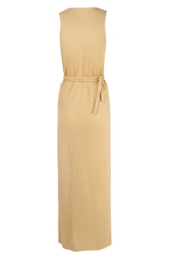 Canton, vestido cruzado de punto vainilla