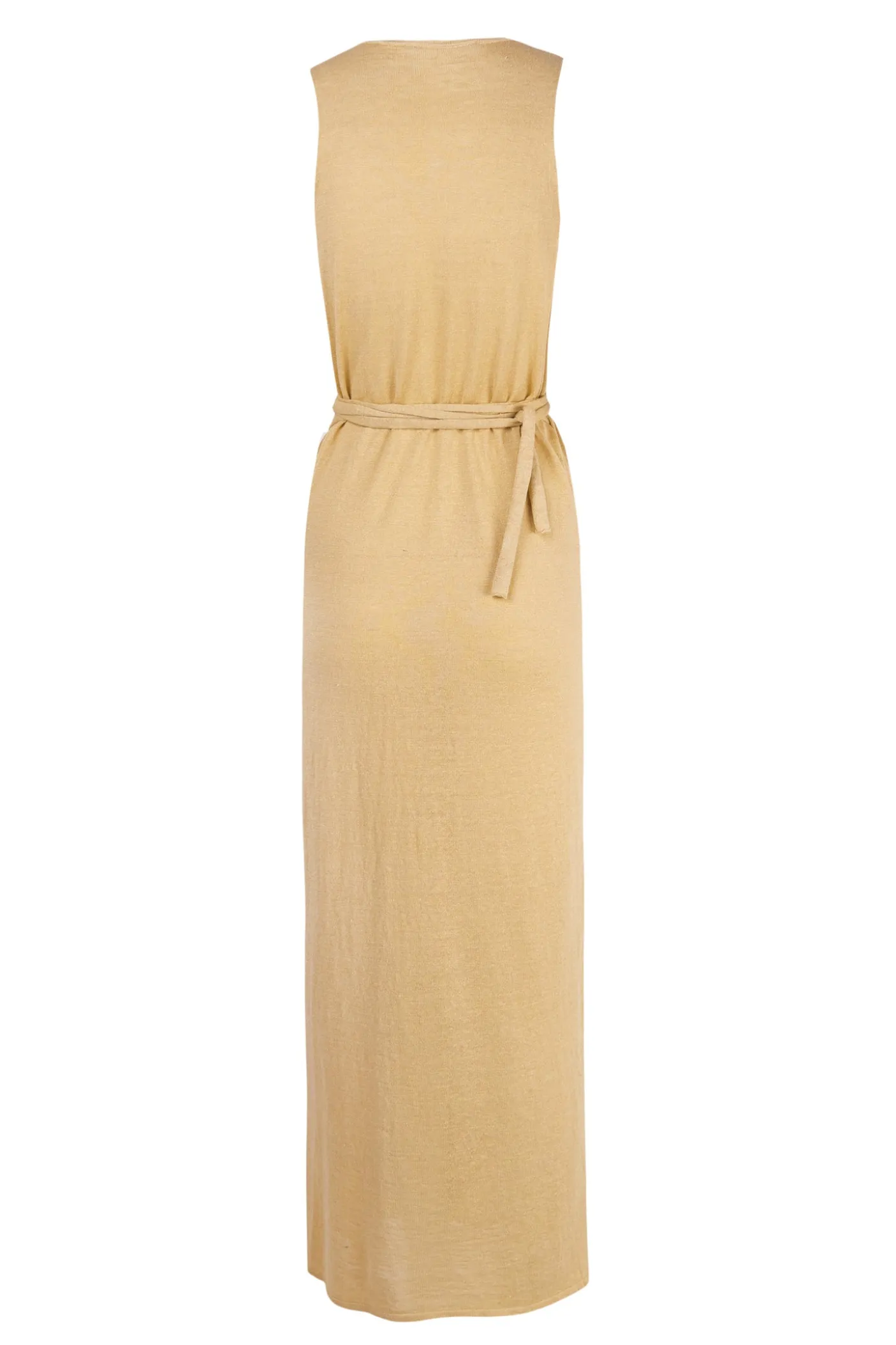 Canton, vestido cruzado de punto vainilla
