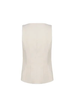 Canvas, ivory vest