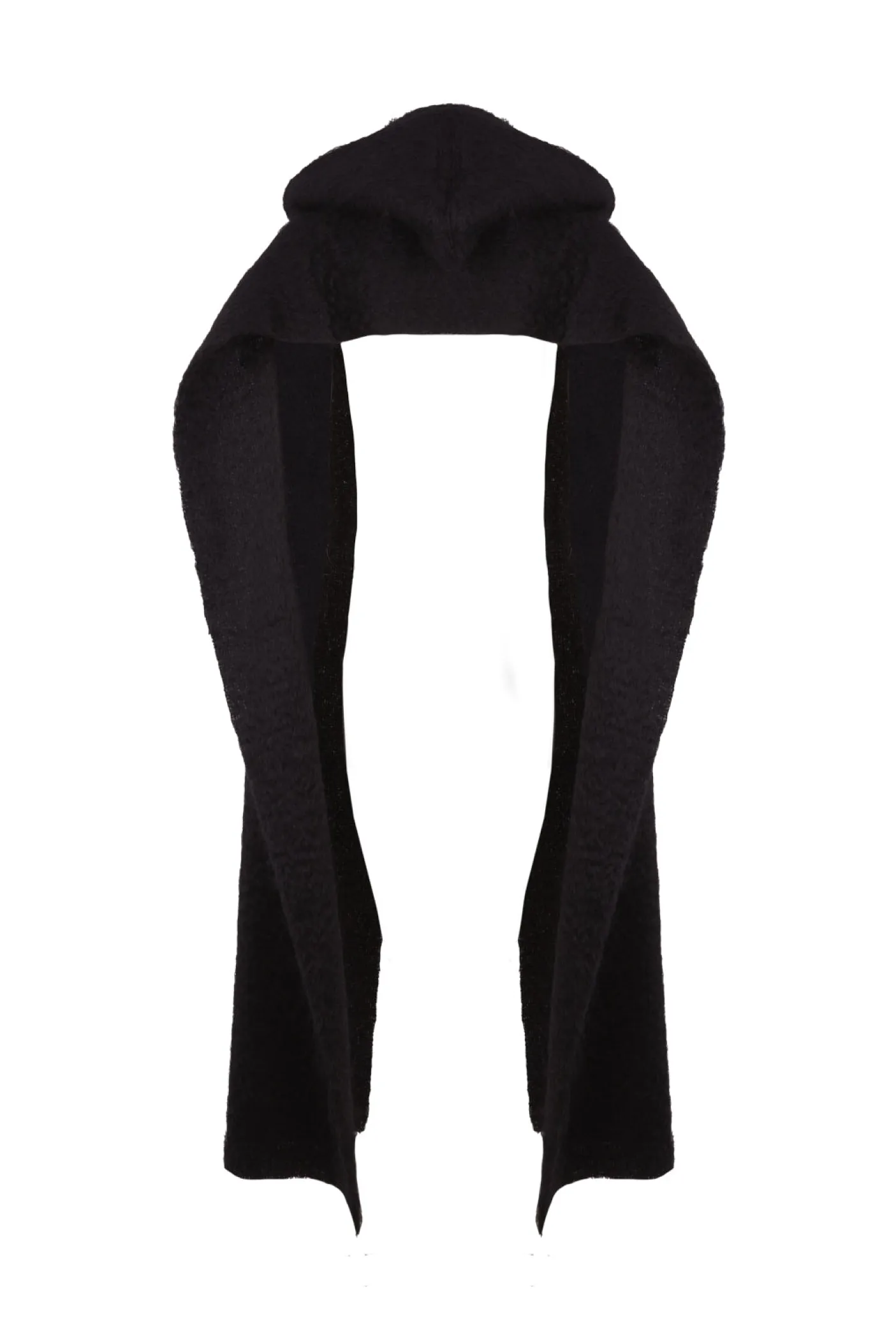 Ciel, black mohair hood