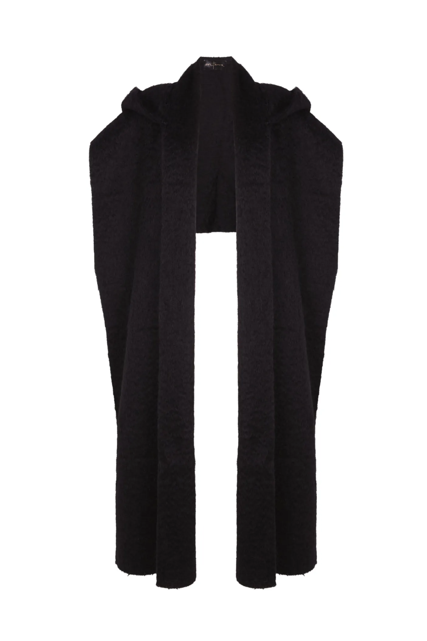 Ciel, black mohair hood