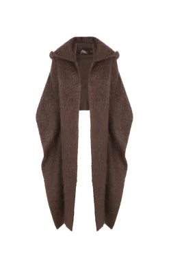 Ciel, capucha de mohair burdeos