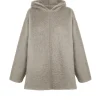 Ciel, gray mohair hoodie