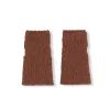 Circ, blush baby alpaca and silk mittens