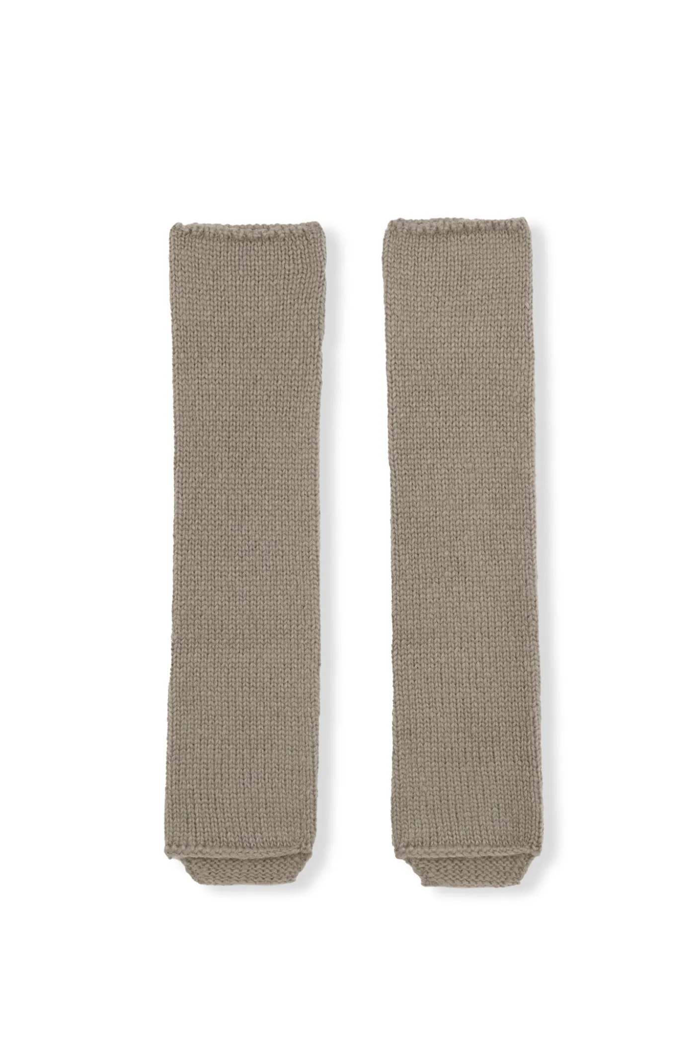 Circ, calentadores de baby alpaca y seda gris