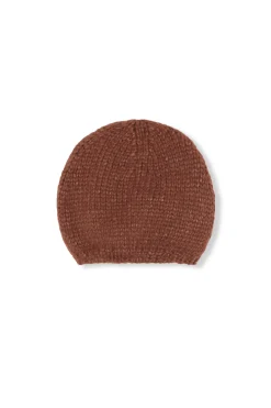 Circ, gorro de punto baby alpaca y seda blush