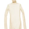 cisne de tul, tulle top champagne