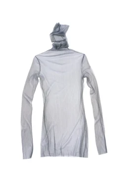 cisne de tul, tulle top gris fonce