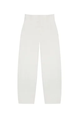 Costa, ivory linen pants