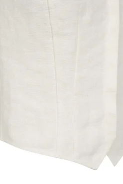 Costa, ivory linen vest