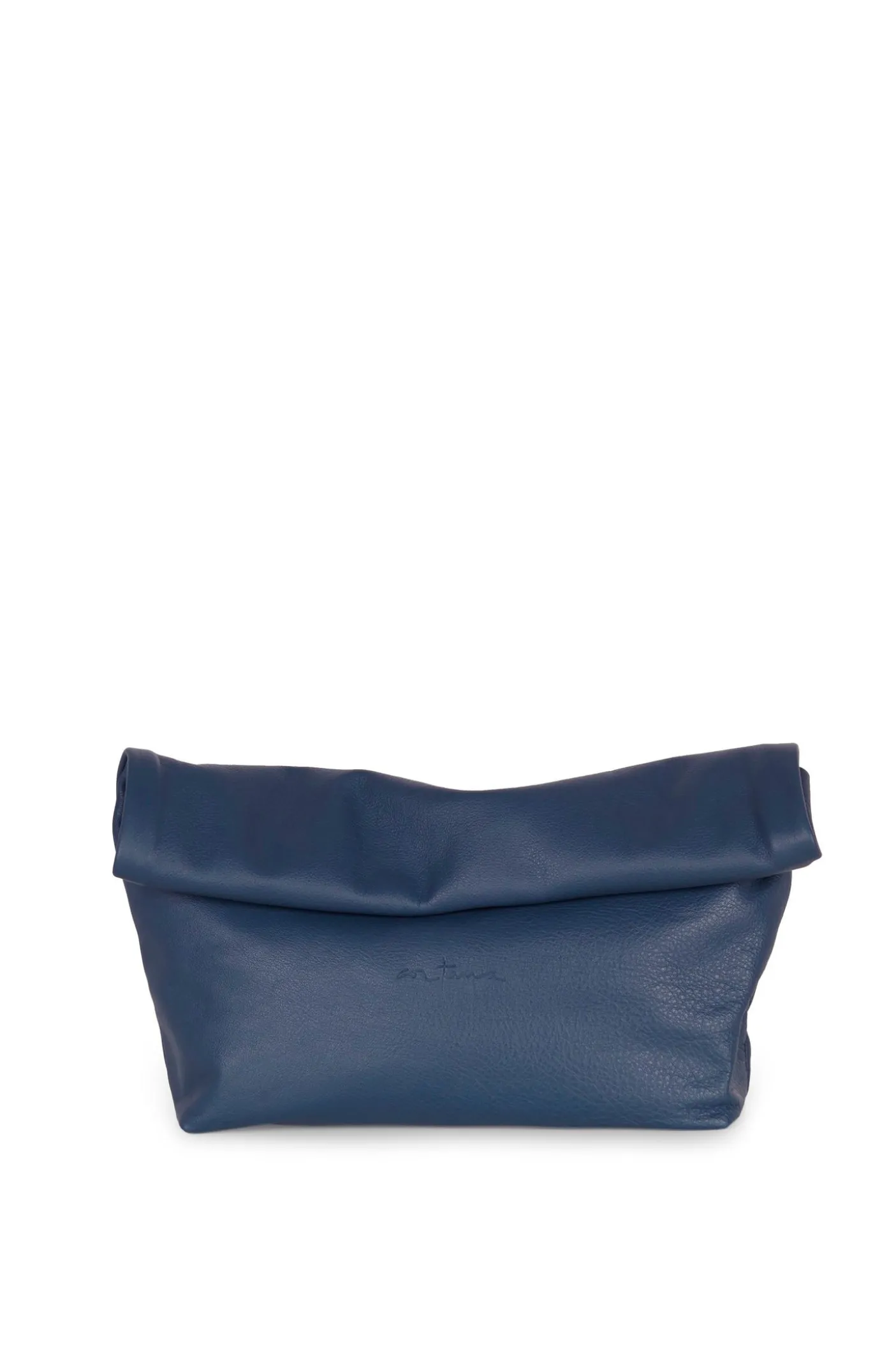 Delhi L, clutch grande en cuero marino