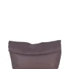 Delhi L, clutch grande en cuero vison