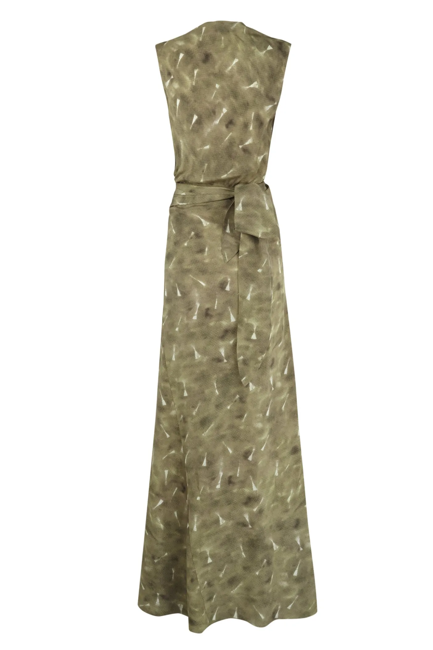 Elise, pua print organic silk dress