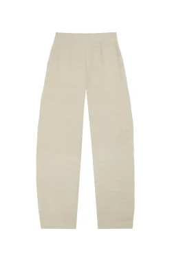Fania, pantalon de lino y viscosa piedra