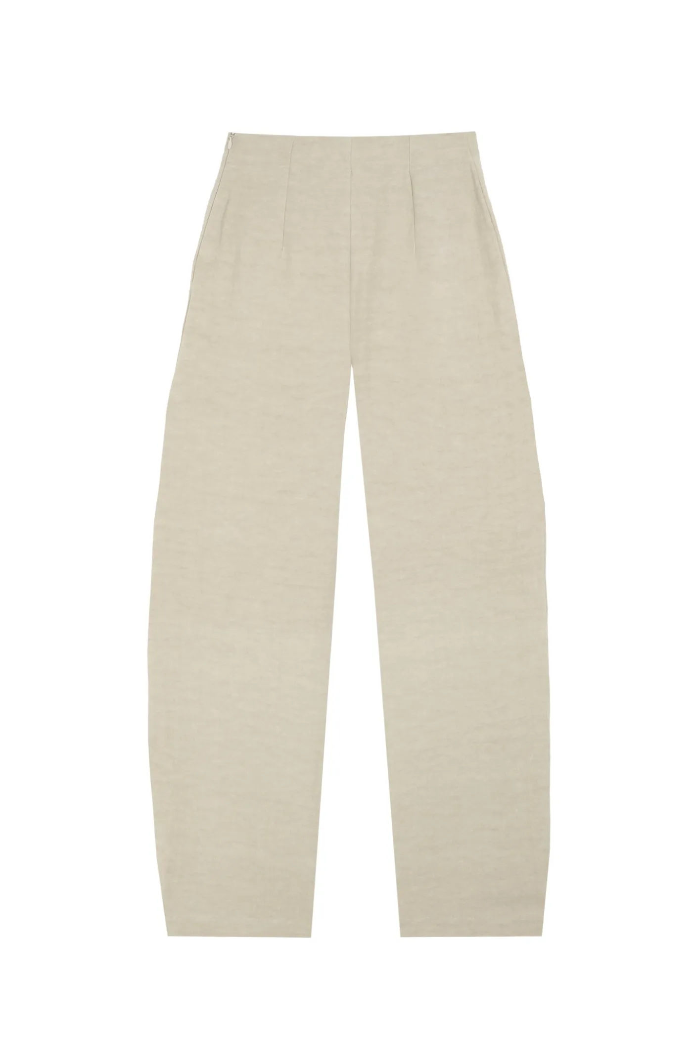Fania, pantalon de lino y viscosa piedra