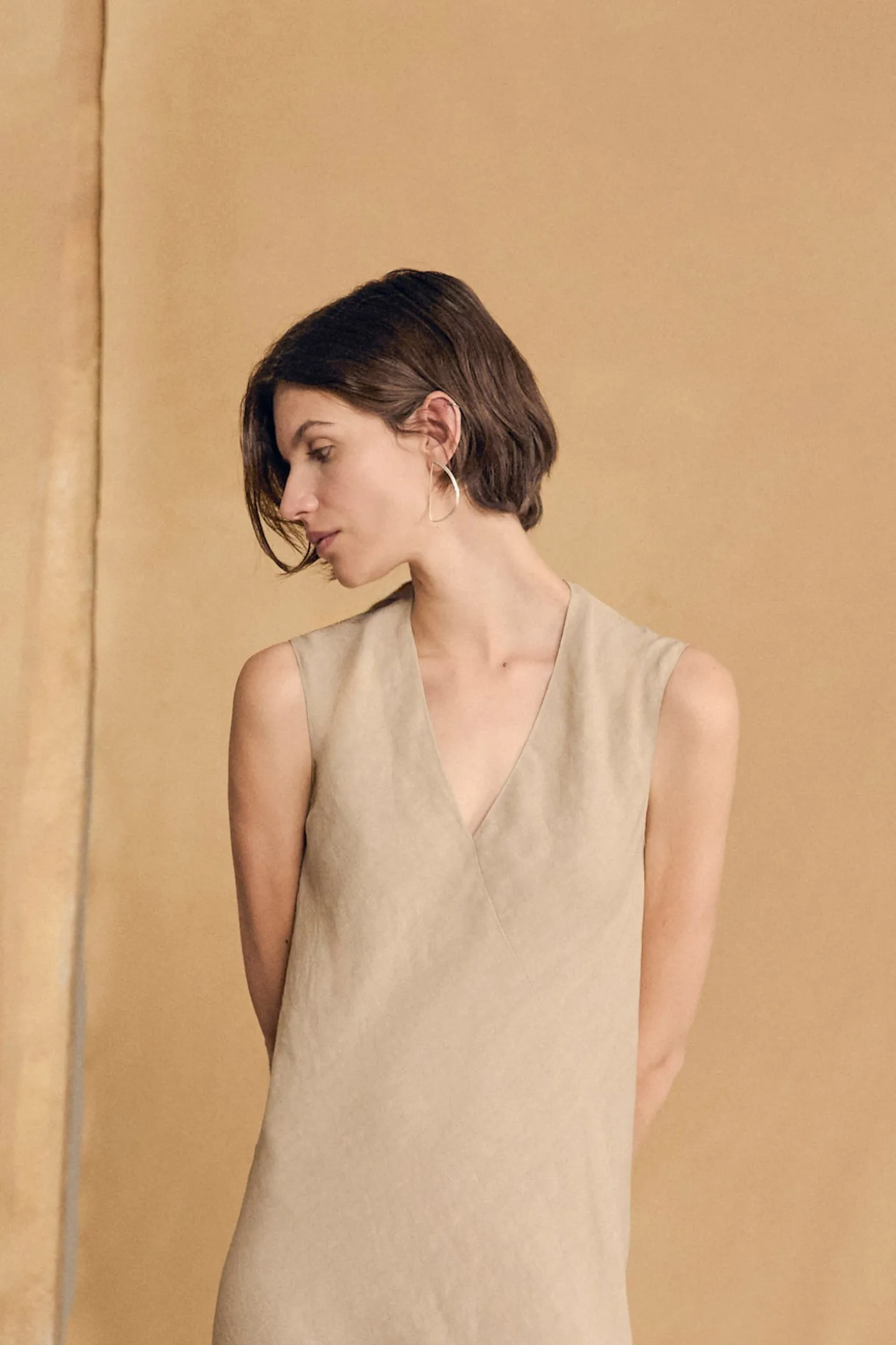 Fania, stone long dress
