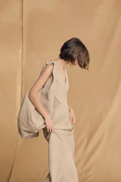 Fania, stone long dress