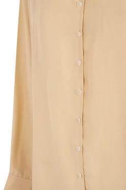Fernanda, beige silk shirt