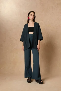 Fiona, blue pants